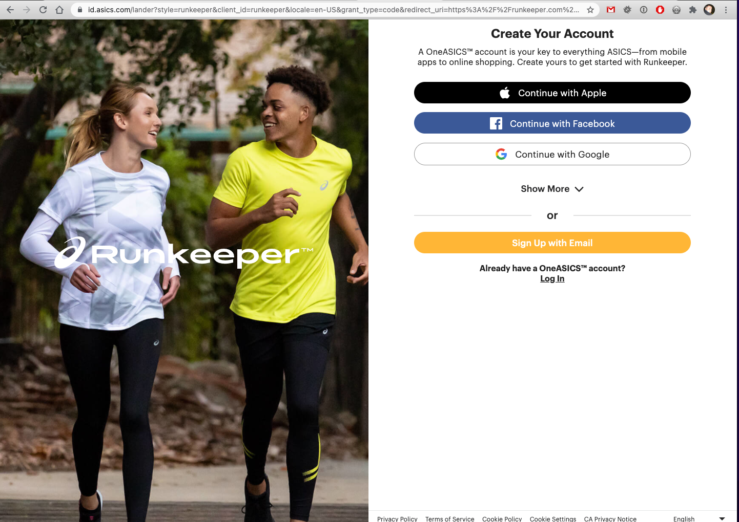 How to connect the ASICS Runkeeper app to your virtual challenge