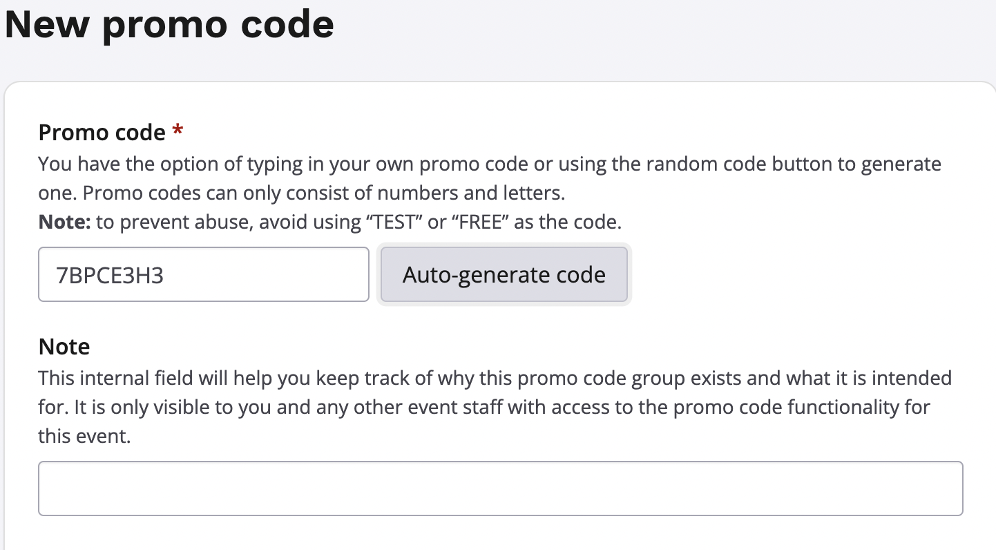 Using Promo Codes